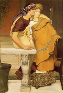 The Mirror by Lawrence Alma Tadema
